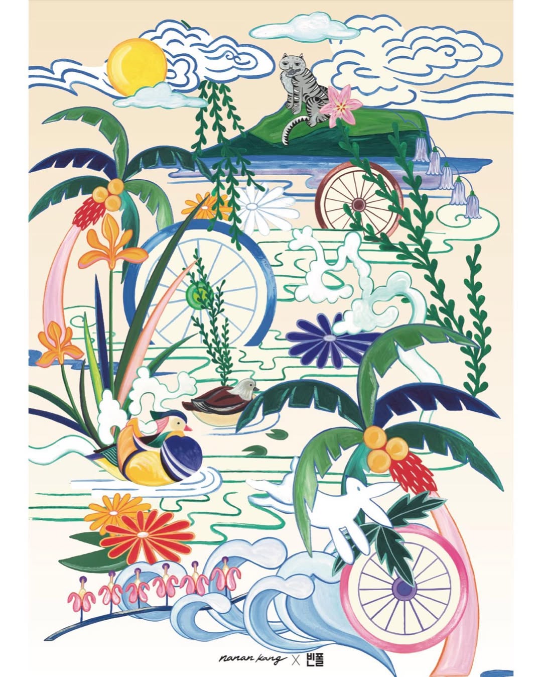 [𝐂𝐨𝐥𝐥𝐚𝐛𝐨𝐫𝐚𝐭𝐢𝐯𝐞 𝐏𝐫𝐨𝐣𝐞𝐜𝐭] BEANPOLE X 나난 / 한국의 깃대종 시리즈 일러스트레이션